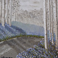 Grayscale Bluebells